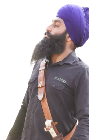 man with Leather bag